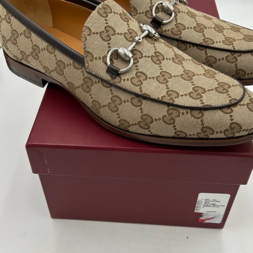 Mens Gucci Jordan horse it canvas loafers . Size 8 fits 9 . - Picture 9 of 9